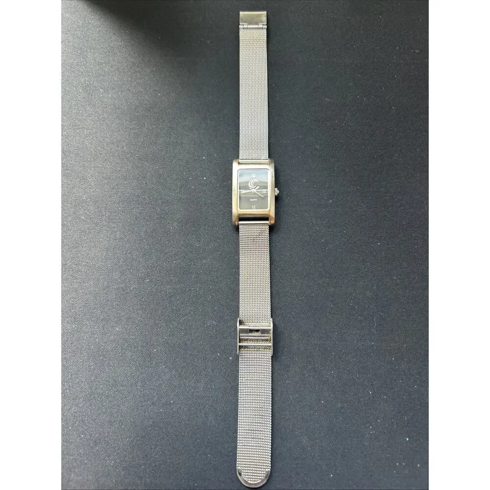 Weight Watchers Black Dial Silver Tone Women’s Quartz Watch